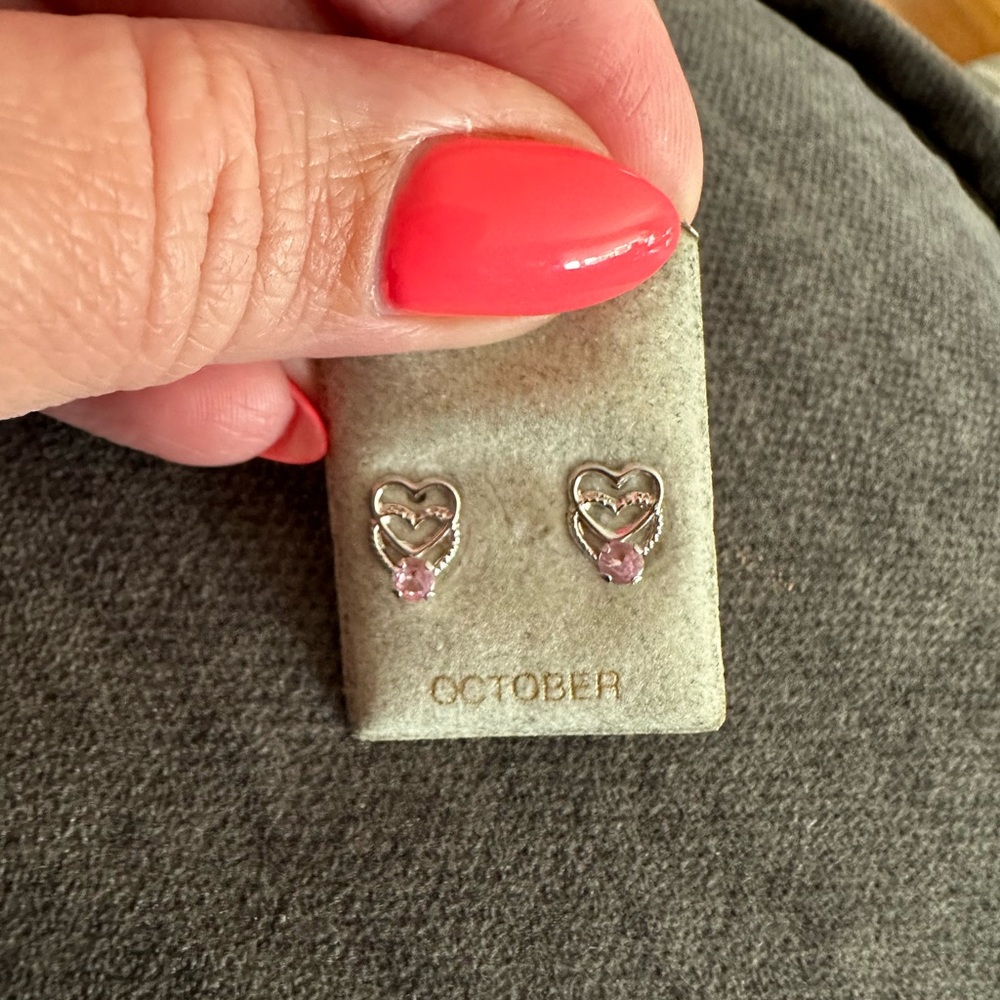 10k white gold earrings